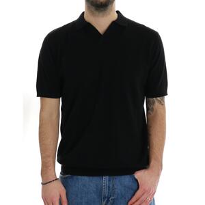 POLO IN MAGLIA NERO
